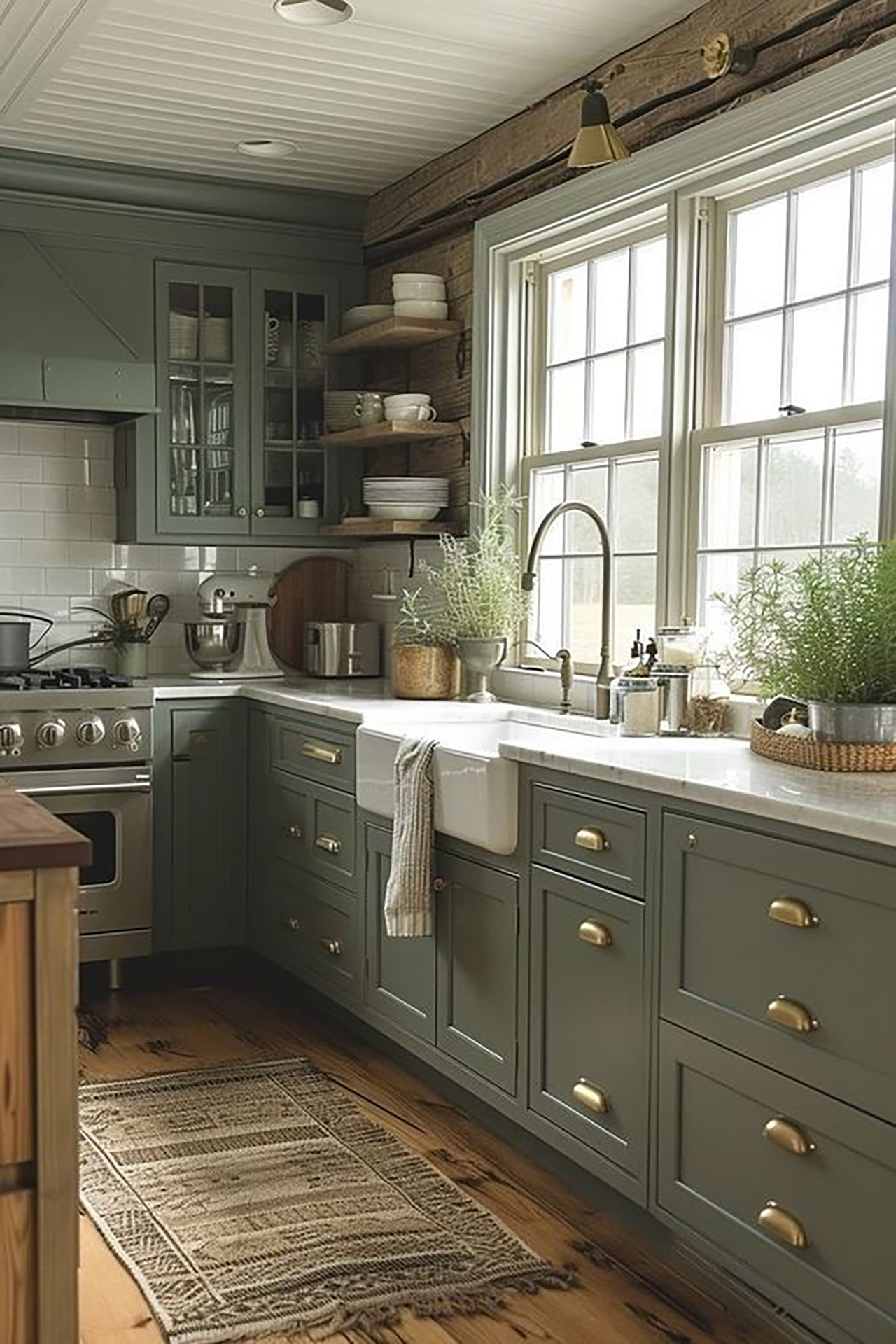 Modern farmhouse renovation by DHHS Team with sleek design and natural accents